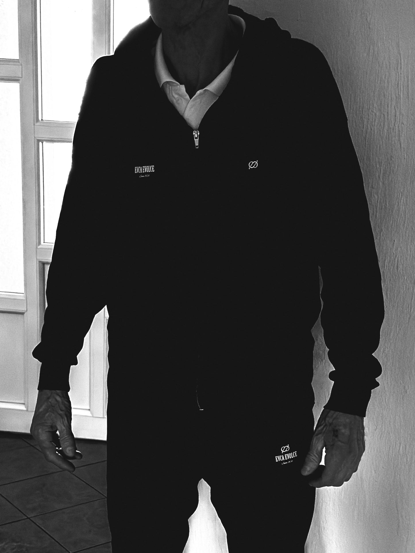 BLACK TRACKSUIT BOTTOMS